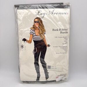 New Leg Avenue Bank Robbing Bandit Costume - Size S